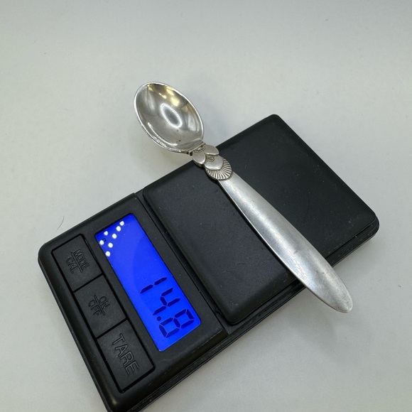 George Jensen Sterling Silver Demitasse 3 3/4” Spoon - Picture 12 of 12